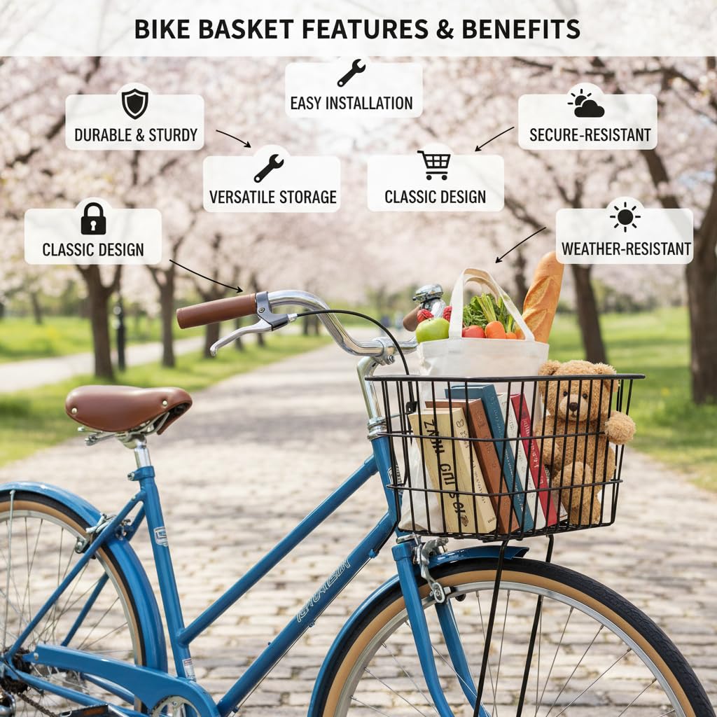 Amazon | Pegciuho 【新登場】自転車 後ろかご 汎用後ろカゴ 大容量