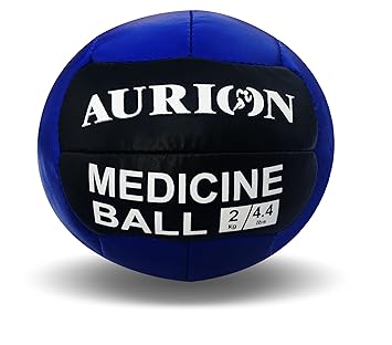 AURION Synthetic Leather, Rubber Medicine Ball