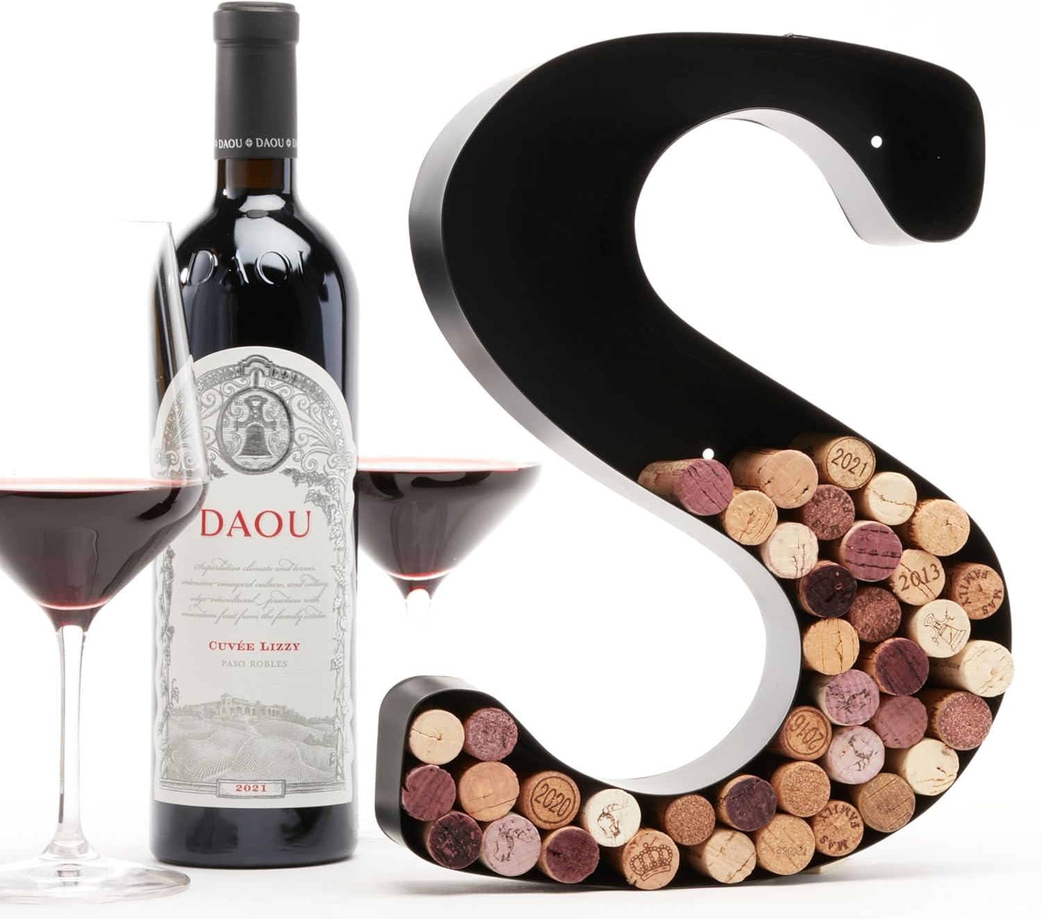 Wine Cork Holder (AZ) (Letter S) Decorative Wine