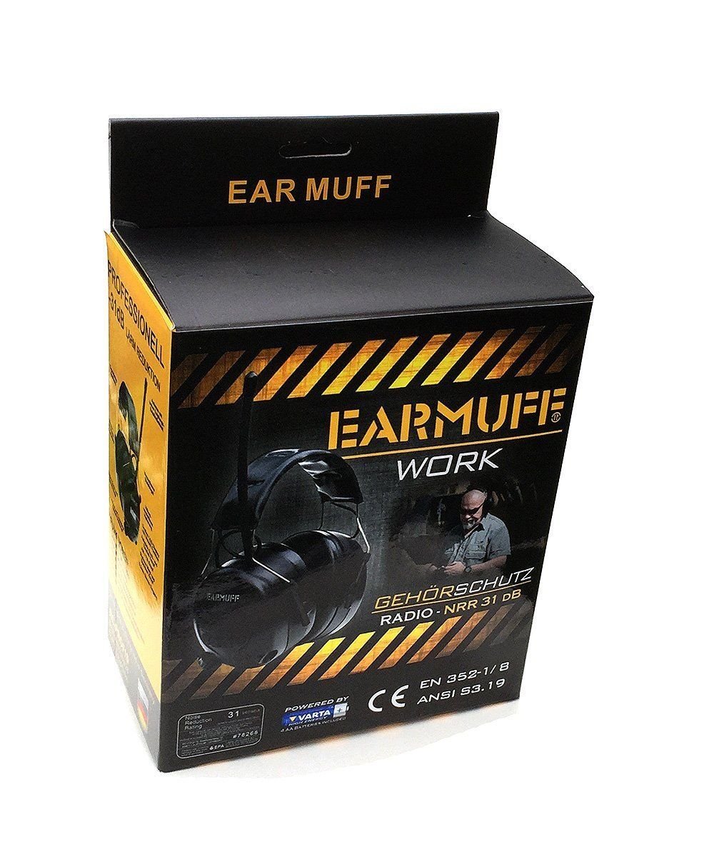 New Product 31dB Wireless Headphones for Lawn Mowing Landscaping Work Place Site Outdoor