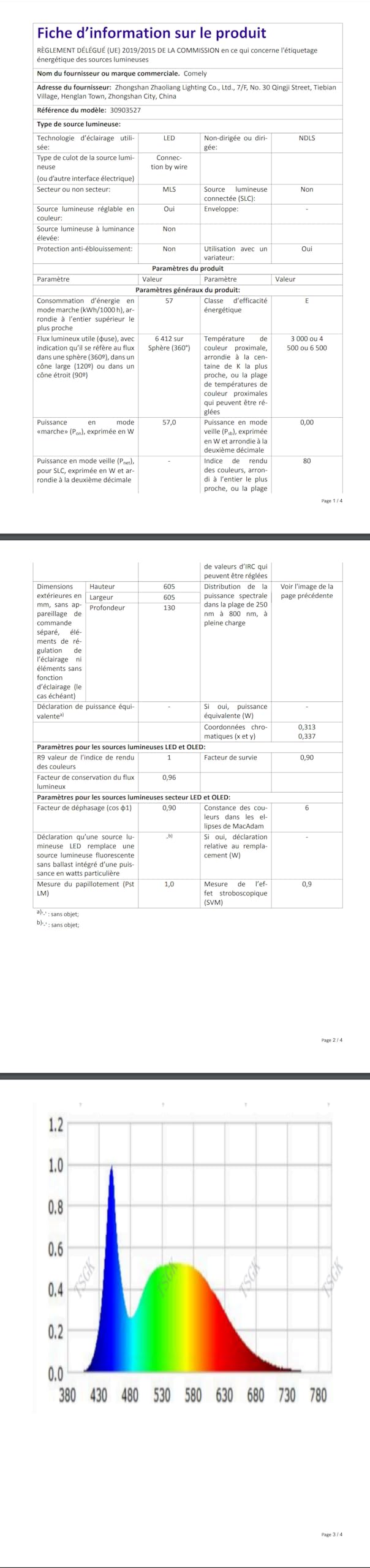 Plafonnier LED dimmable bois foncé 30cm moderne à télécommande - 16