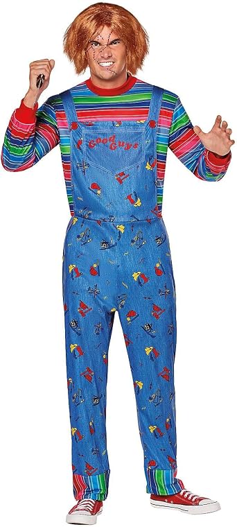 Spirit Halloween Childs Play Adult Seed of Chucky Costume | Officially Licensed Horror Couple Costume