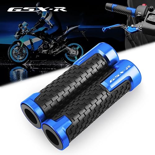 Miniatura 7 de ANTMOTO Empuñaduras antideslizantes para manillar de motocicleta de 78 pulgadas, mango de goma competitivo para Suzuki GSXR1000 GSXR1000R GSXR1000RZ