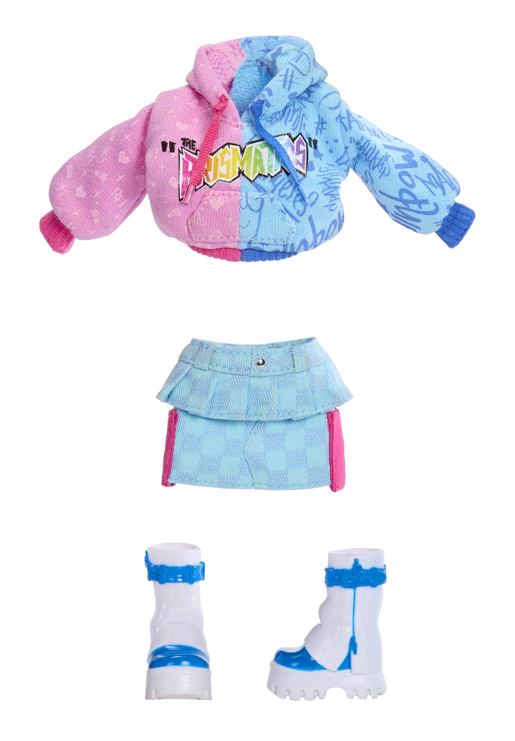Rainbow High Junior High Rock Band - Skyler, Blu - Bambola Fashion di 23 cm con Microfono, Amplificatore, Personalizzabile con Adesivi, Snodata, età: 4+