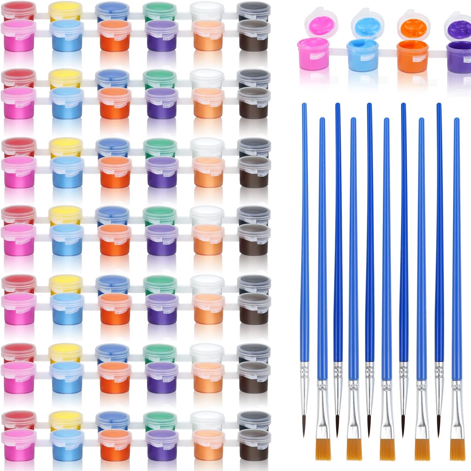 WYOMER 12 Sets(168 Pieces) Washable Paint Set, 12 Colors