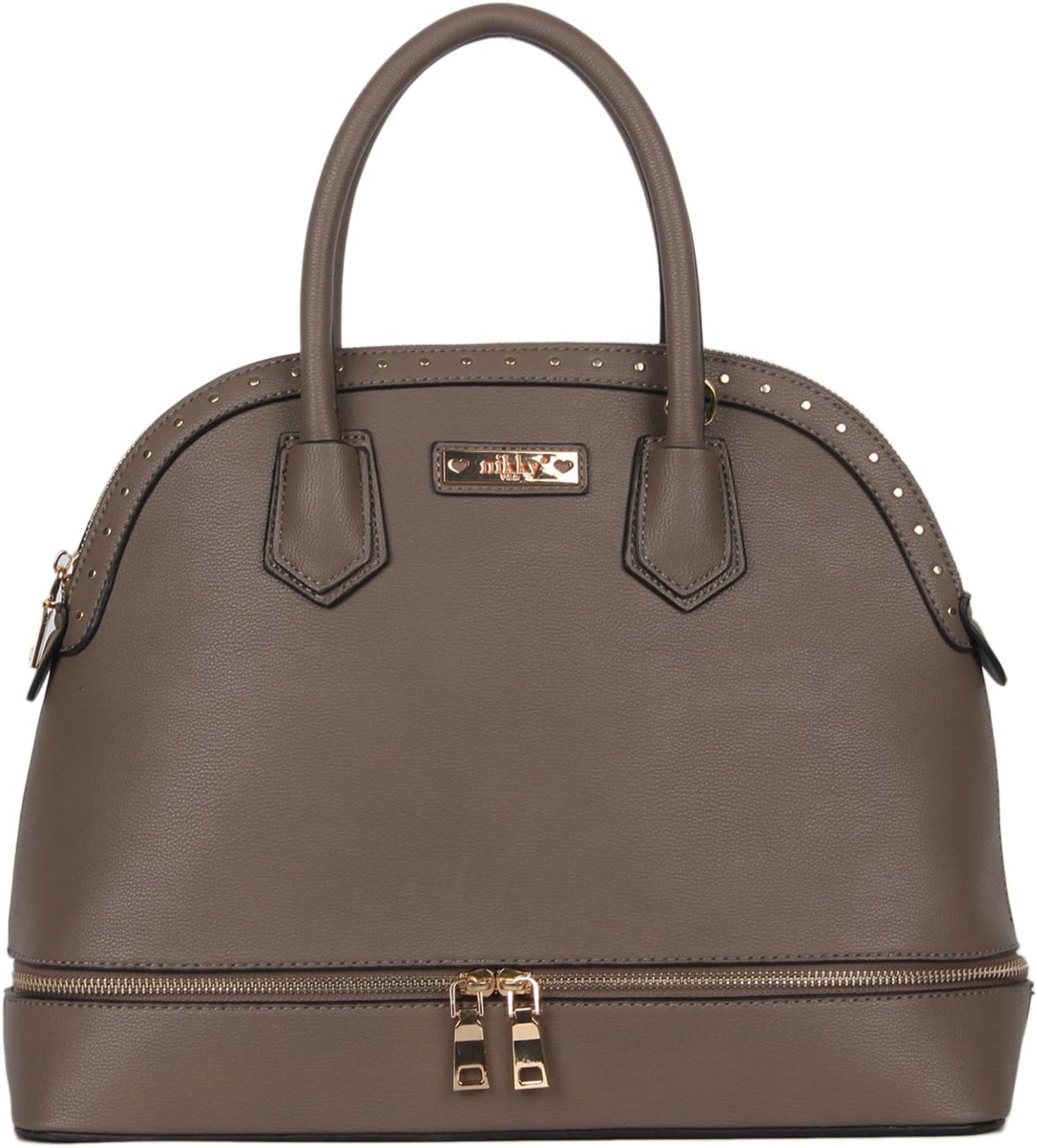 Nikky Women's Multi-Functional Solid [Gray] Smart Bag, Insulated Compartment, One Size