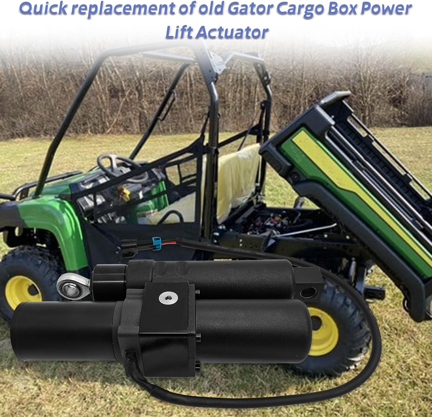 AM145903 AUC15043 12V Gator Cargo Box Power Lift Actuator Compatible with John Deere 4X4 4X2 HPX615E HPX815E XUV 625I 825I 855D 825M 835E 835M 836R 855E 855M 865E 865M 865R