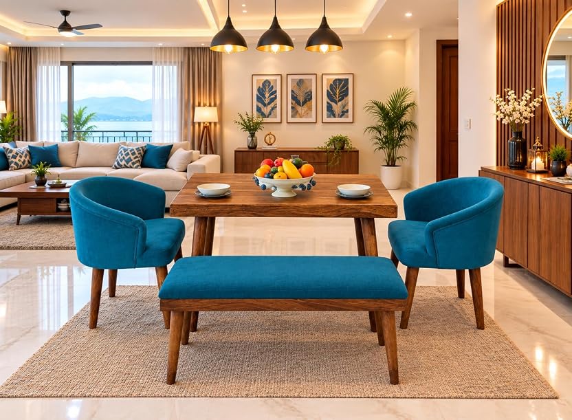 DaneWood Premium Dining Table Set of 4 (Pack of 4)
