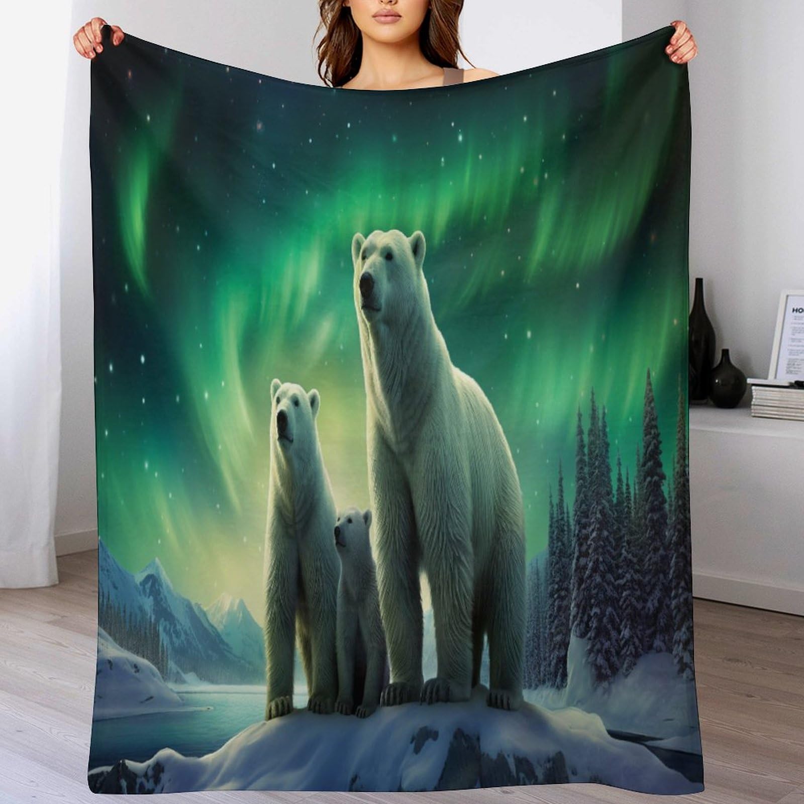 Couverture ours pour enfants et adultes, le plaid chaud idéal pour vos voyages