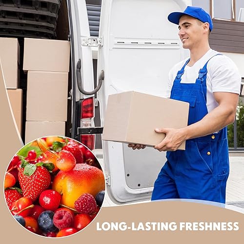 Miniatura 6 de 10 cajas de envío con doble aislamiento con papel de aluminio aislado, enfriador de bolsas pequeñas para envío de alimentos congelados, cajas de