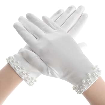 ★VINTAGE HOLLYWOOD★ Ribbon Pearl Gloves_VH249OAC005M 빈티지헐리우드(VINTAGE HOLLYWOOD) Ribbon Pearl