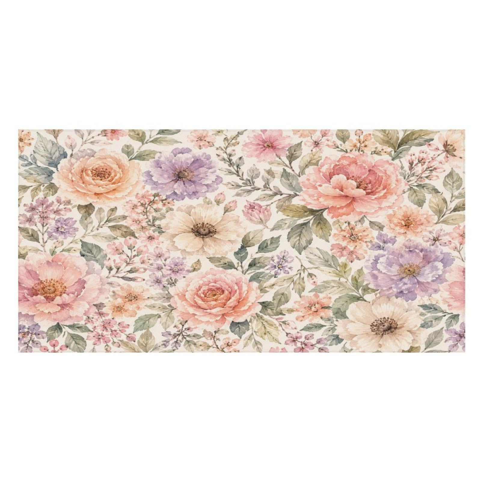 Anceky Floral Watercolor Oversized Beach Towel Quick Dry Sand Free Microfiber Travel Towel Lightweight Multi Purpose Beach Blanket Pool Gym Bath Towel 63x31 in