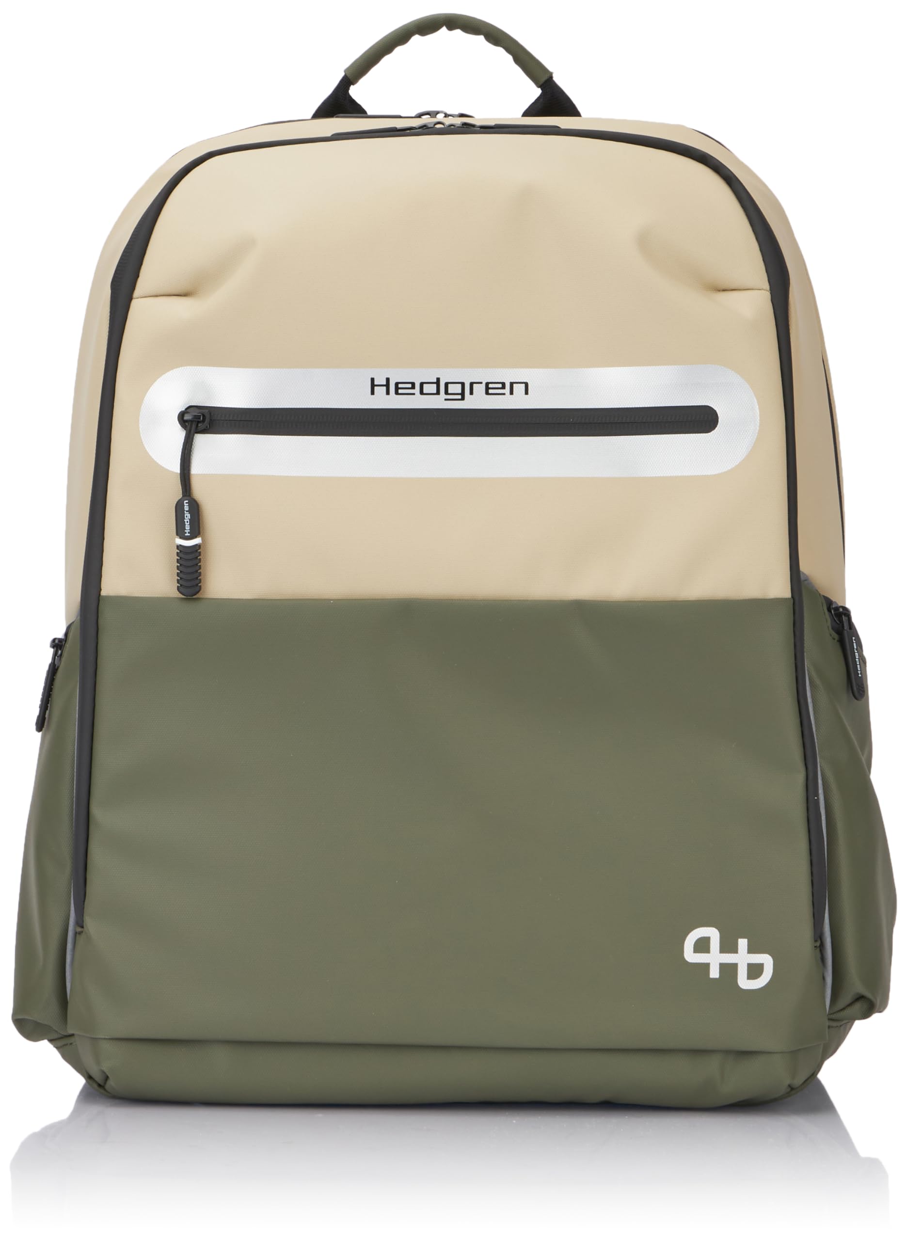 Hedgren Stem Unisex Adult Backpack, Beige/Olive, One Size, Casual
