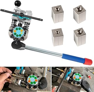 Professional Brake Line Flaring Tool 45 Degree Set Single, Bubble, and Double Flares, Brake Line and Tubing Flaring Tool for 3/16", 1/4", 5/16", 3/8" Tubing, Copper Stainless Steel Tube