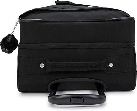 Kipling Spontaneous Softside Spinner Wheel Luggage, Black Noir, Checked-Medium 26-Inch