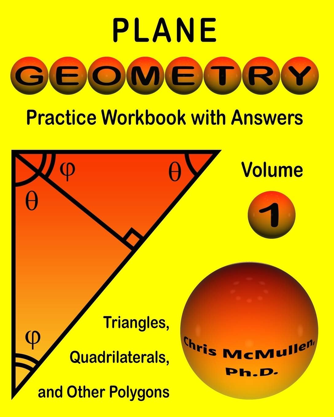 Zishka Publishing Plane Geometry Practice Workbook with Answers