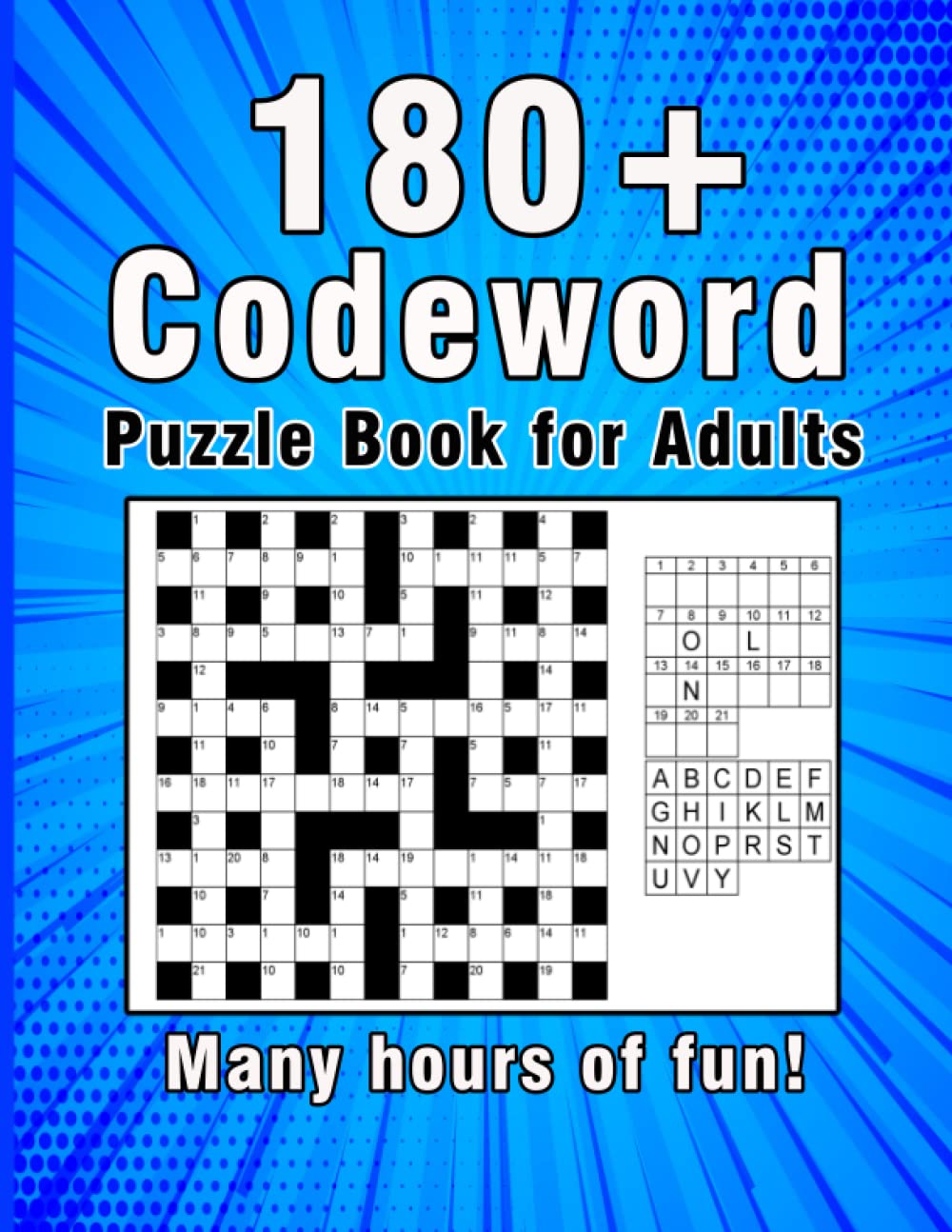 180+ Codeword puzzle book for adults: Code Breaker / Code Word Puzzle book | 187 Puzzles