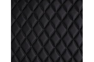 Vinyl Quilted Foam Fabric Upholstery for Cars 52" Wide/Sold by the Yard