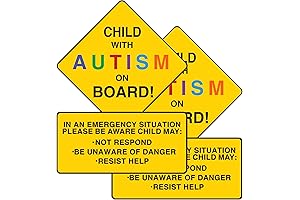 Autism Child On Board Car Sticker Decal