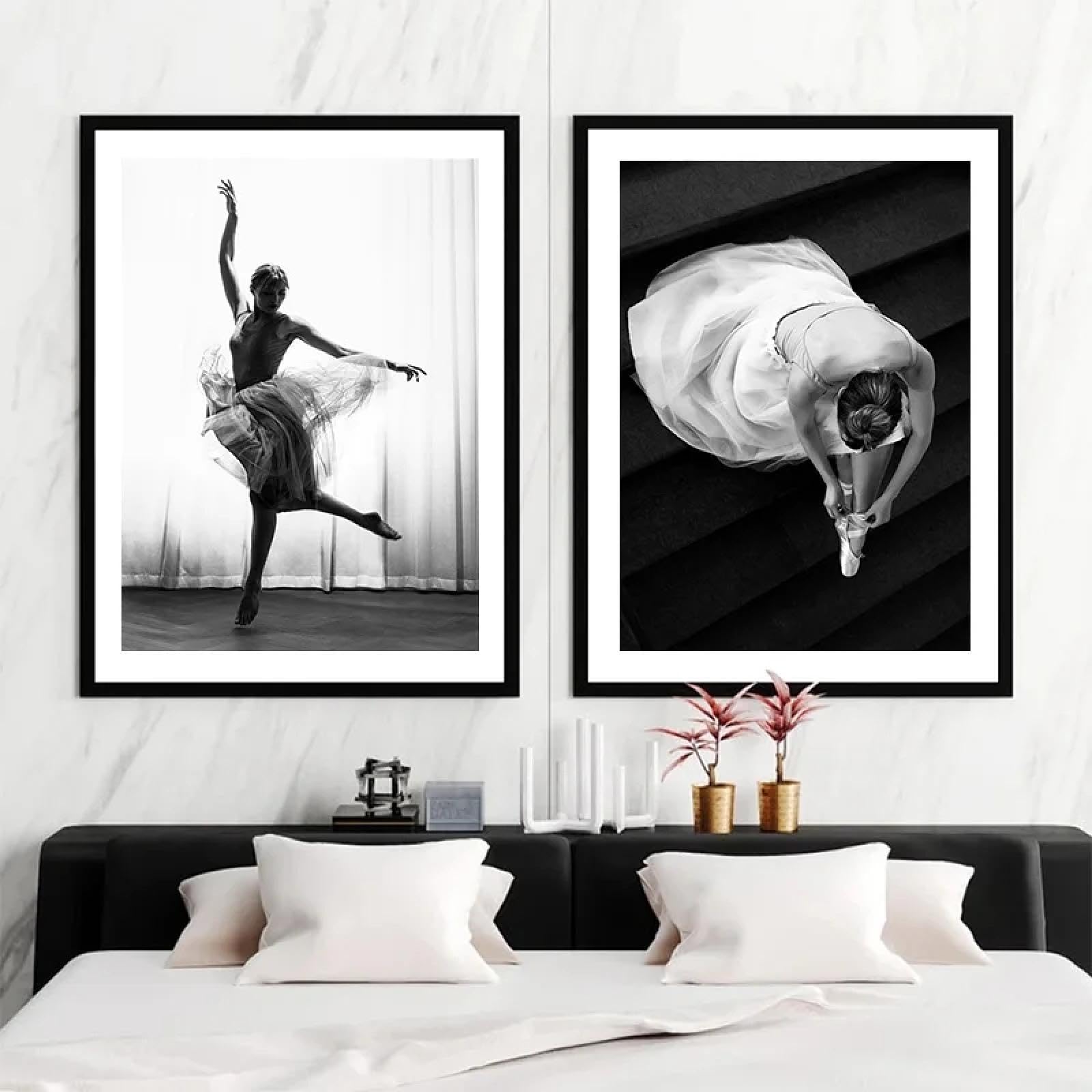 Affiches de danse de ballet moderne pour mur de salon vide - 7