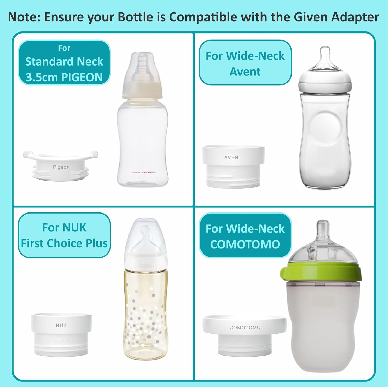 Portable Bottle Warmer for Travel with Fast 4 Heat Settings & Burn Protection, Leak-Proof & Safe Rechargeable Baby Bottle Warmer for Breastmilk, Formula or Water
