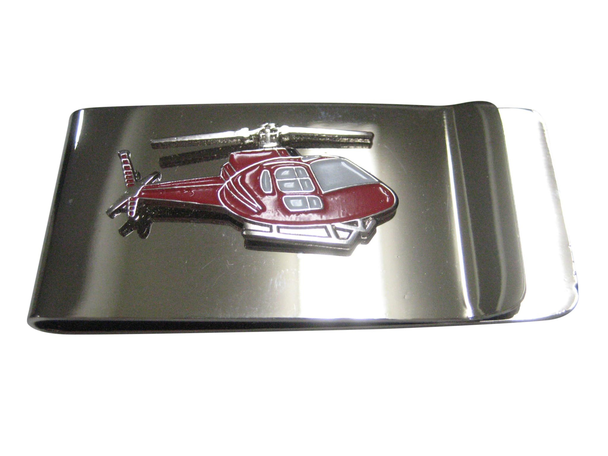 Kiola Designs Red Helicopter Chopper Money Clip