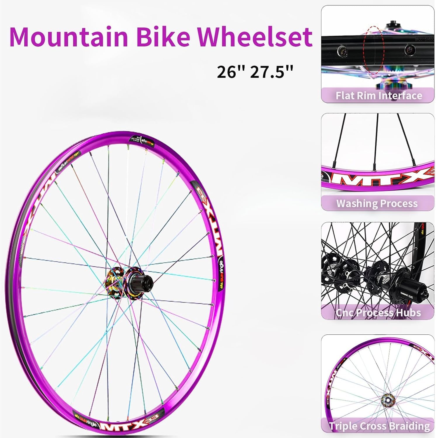 Amazon | MTBバイク 26/27.5インチ ディスクブレーキ アルミ合金製