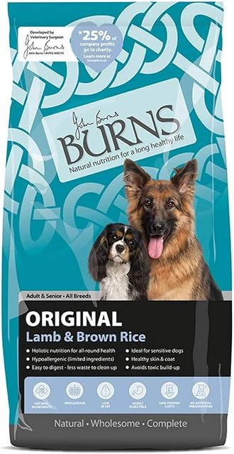 Burns Adult And Senior Original - Lamb And Brown Rice 12kg Hypoallergenic Dry Dog Food