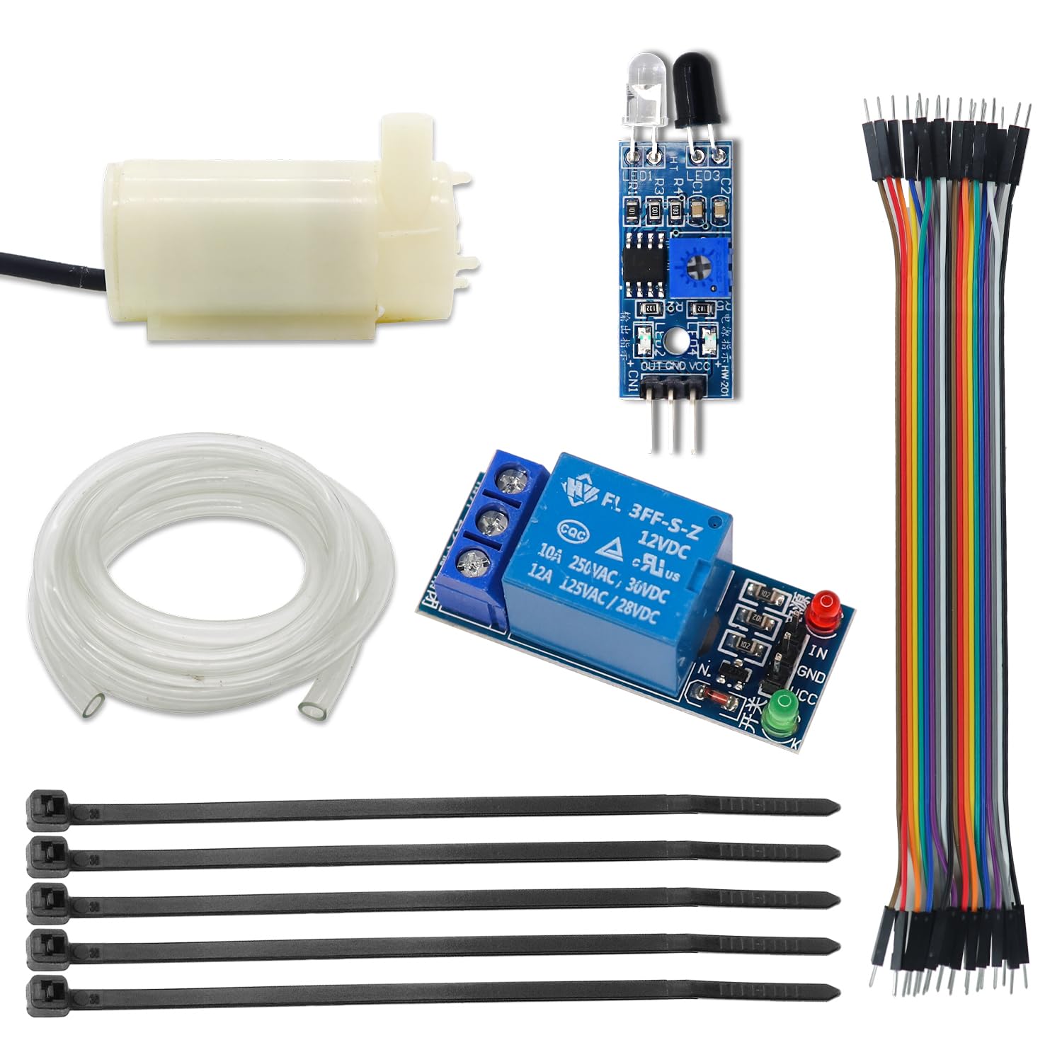 Electronic Spices DIY KIT Automatic Hand Sanitizer Dispenser Machine - IR Sensor, Submersible Water Pump, Relay Module (B0CVB6469Z) Amazon Price History, Amazon Price Tracker