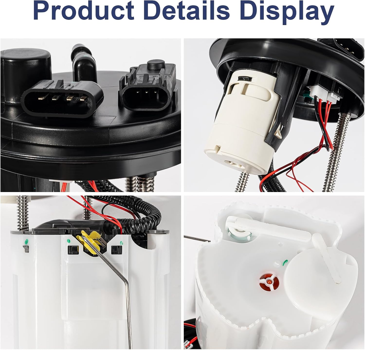 Electric Fuel Pump Assembly Compatible with 2009-2017 Buick Enclave Chevy Traverse GMC Acadia Limited Saturn Outlook V6 3.6L Replace E3790M VANBOL0065 with Pressure Sensor (Standard Version)