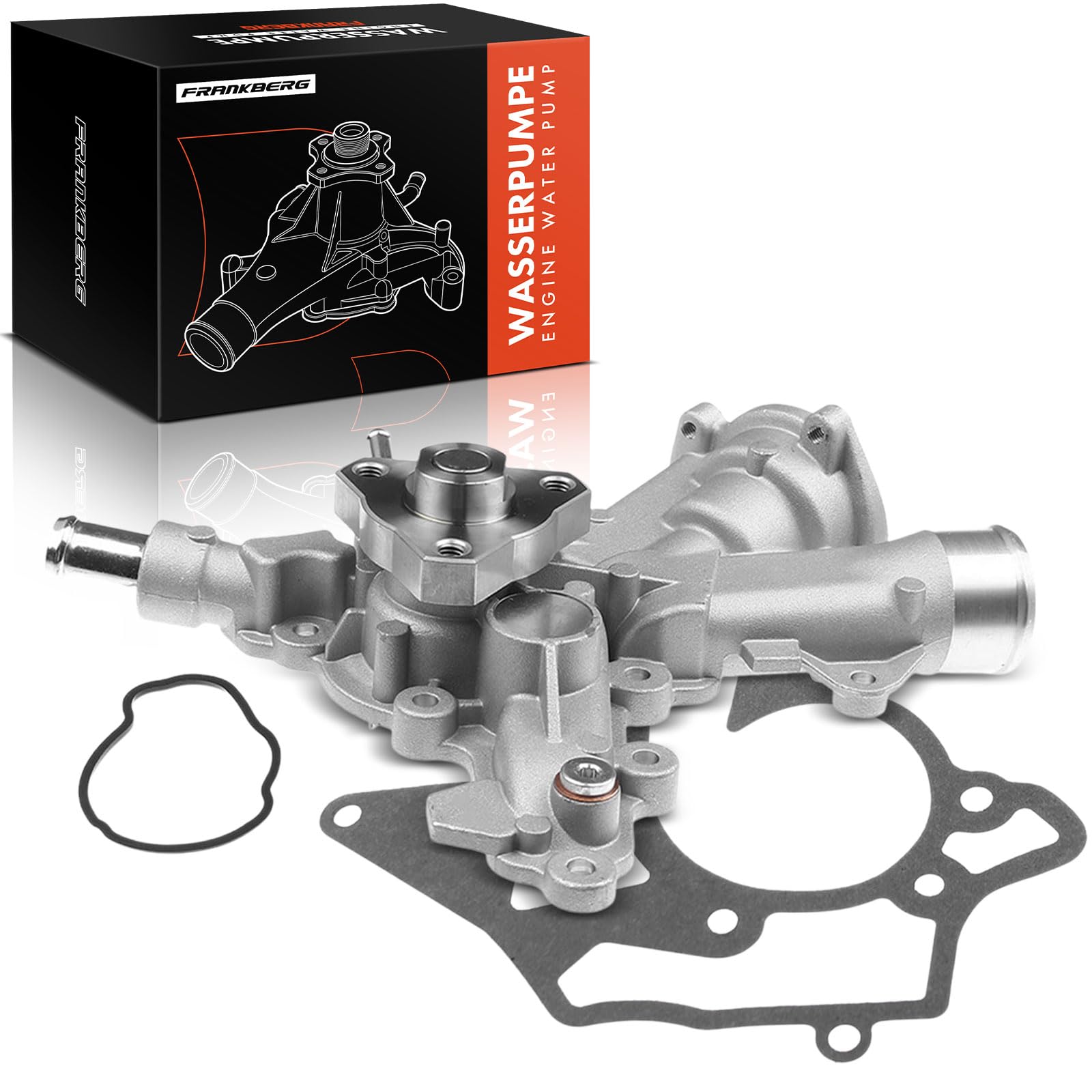 Frankberg Water Pump with Gasket Compatible with Astra MK V (H) H 1.4L 2004-2009 Corsa MK III (D) S07 1.0L 2010-2014 Meriva MK I A 1.4L 2003-2010 Replace# 1334145