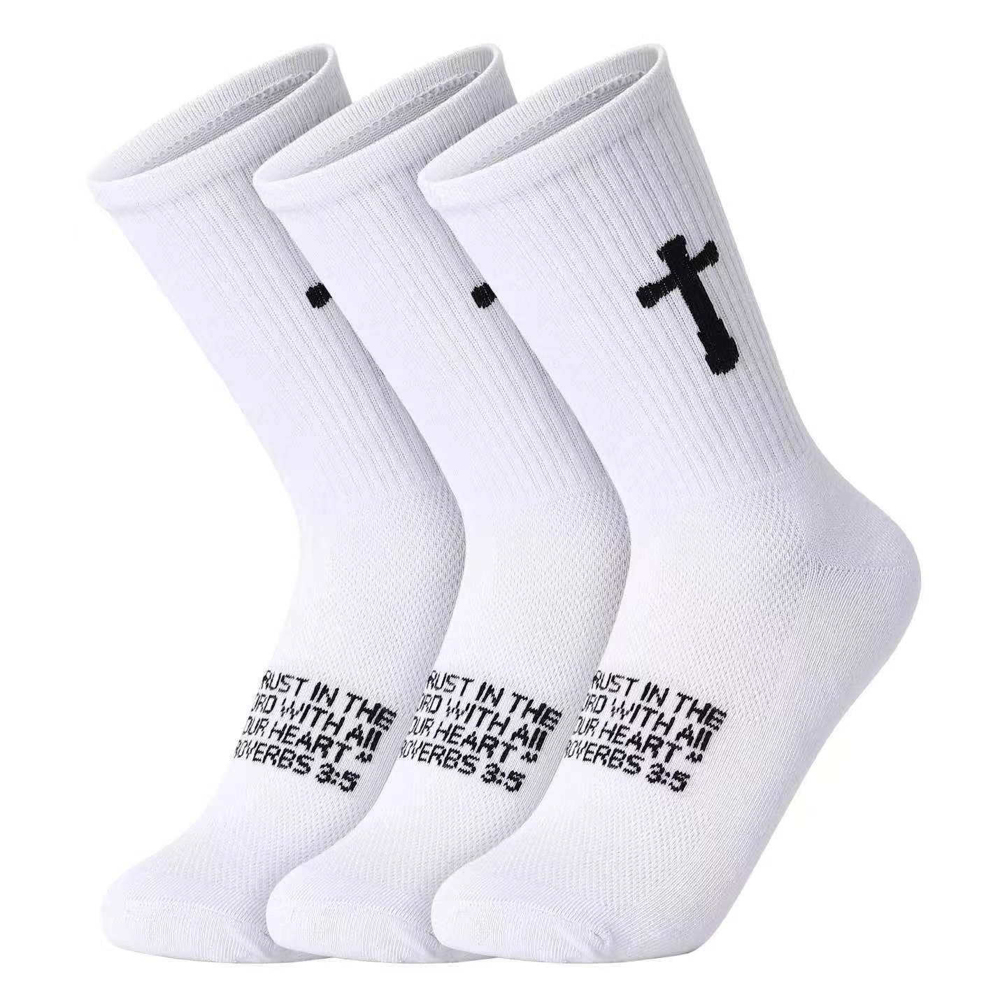 3 Pairs Christian socks Prayer socks Birthday Gifts for Dad Men Husband Grandp Fathers Day Christmas