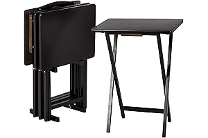 Easy-Folding Living Room Snack Tray Table