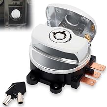 Ignition Lock Cylinder Kit with Keys for Harley Dyna/Softail/Touring 93-13