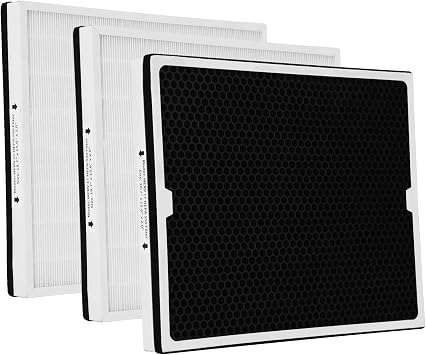 Clean Shield HEPA 550 Carbon Filter Compatible with CADPXS HEPA Shield 550 Air Scrubber, Shield 550 MERV-17 Standard Pleat 18.7x15.6x2, Shield 550 Filter, 2-in-1 Filter Replacement 3 Packs