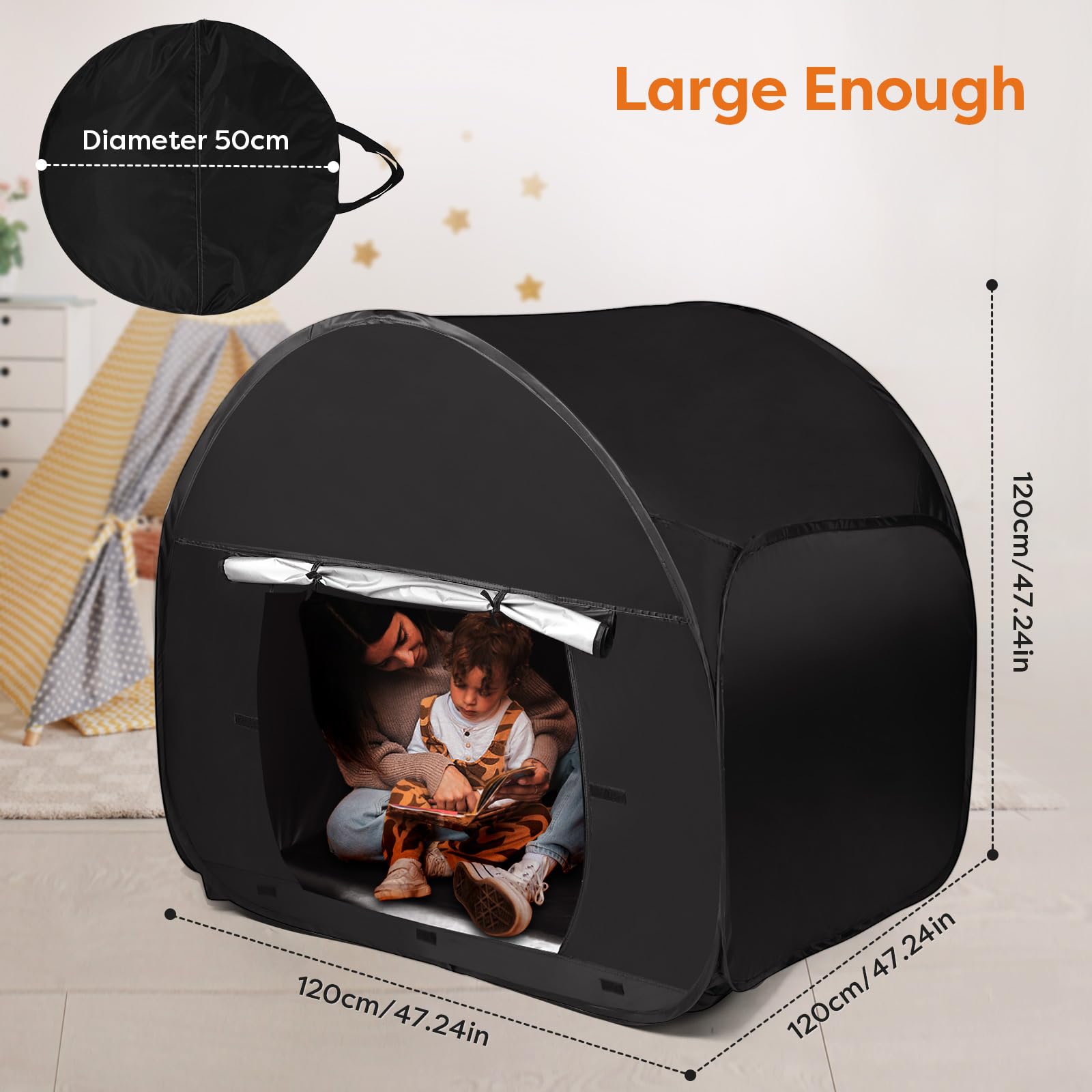 Sensorische Tent 90x90 cm – Ontprikkelt & Biedt Rust | Special Ones | Special Ones