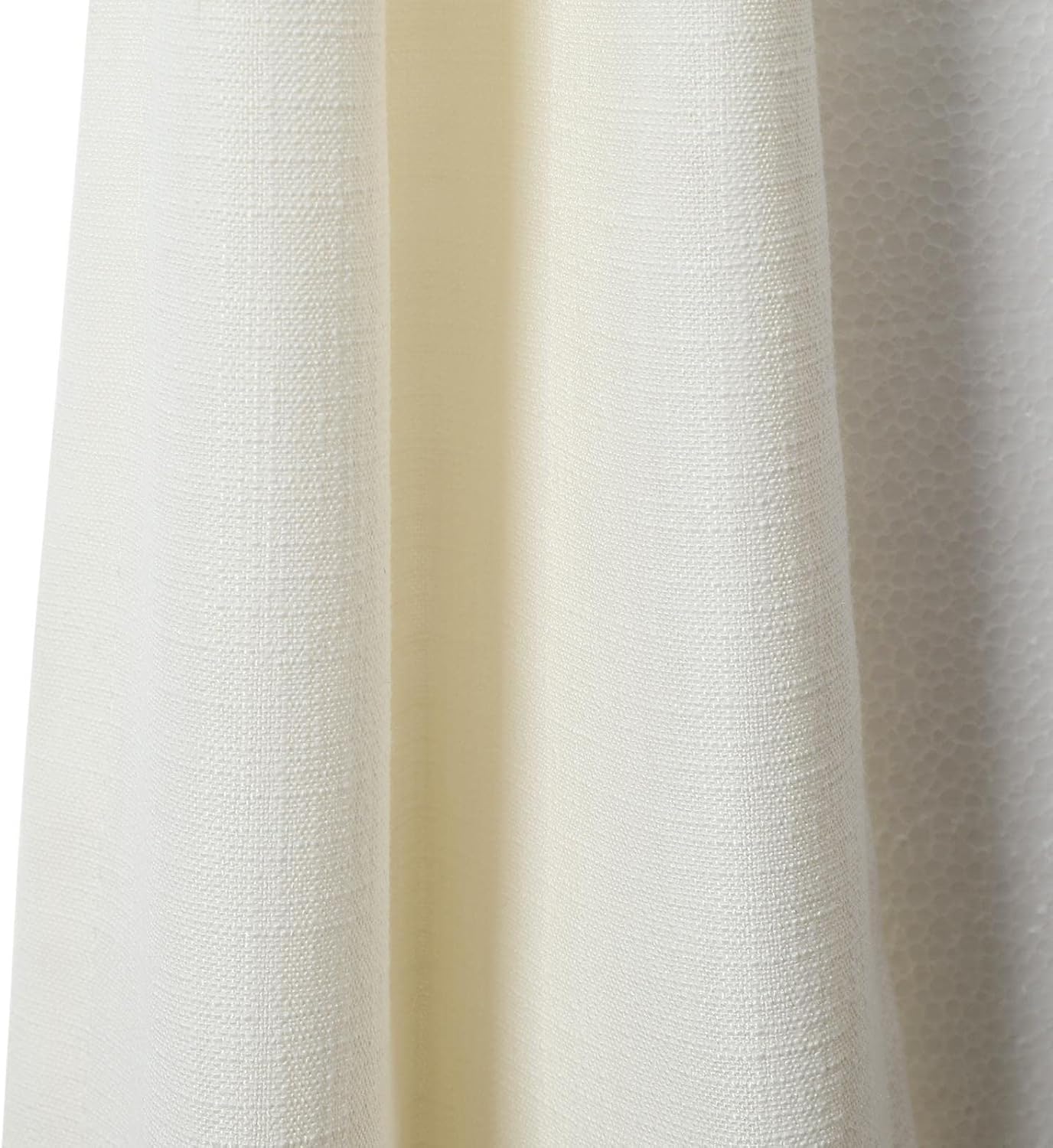 ChadMade Linen Cotton 2 Panels 50 in Width x 108 Inch Length Pinch Pleat Curtains Room Darkening Draperies Living Room Patio Sliding Door Extra Long Drapes, Cream Beige, Cary Collection