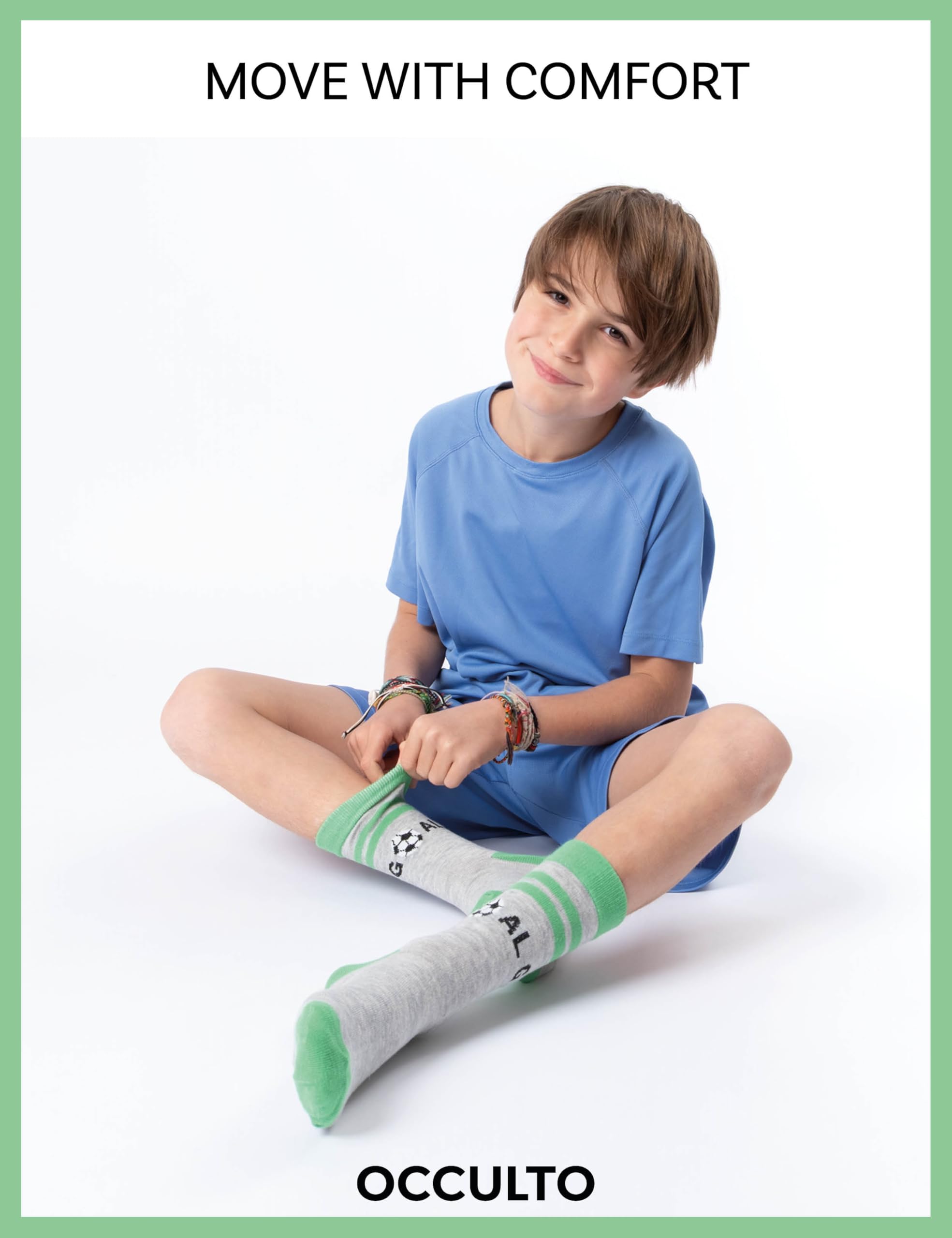 Occulto Jungen & Mädchen Motiv Socken 10er Pack (Modell: Fantasia)