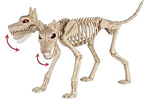 Crazy Bonez Squeaky Plush Toy Animated Figurine Double Trouble Doberman