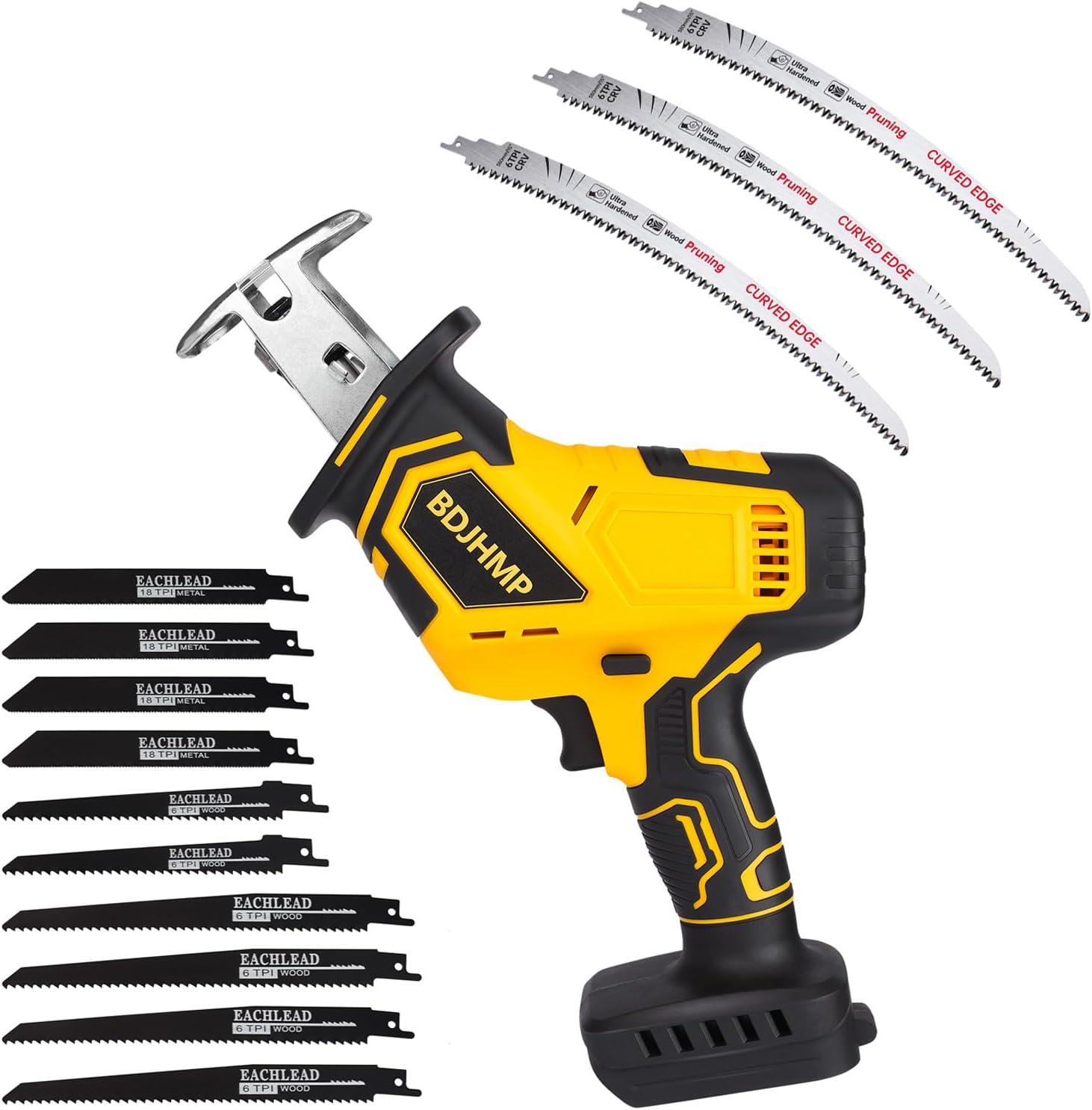 13pcs Saw Blades + Reciprocating Saw Cordless