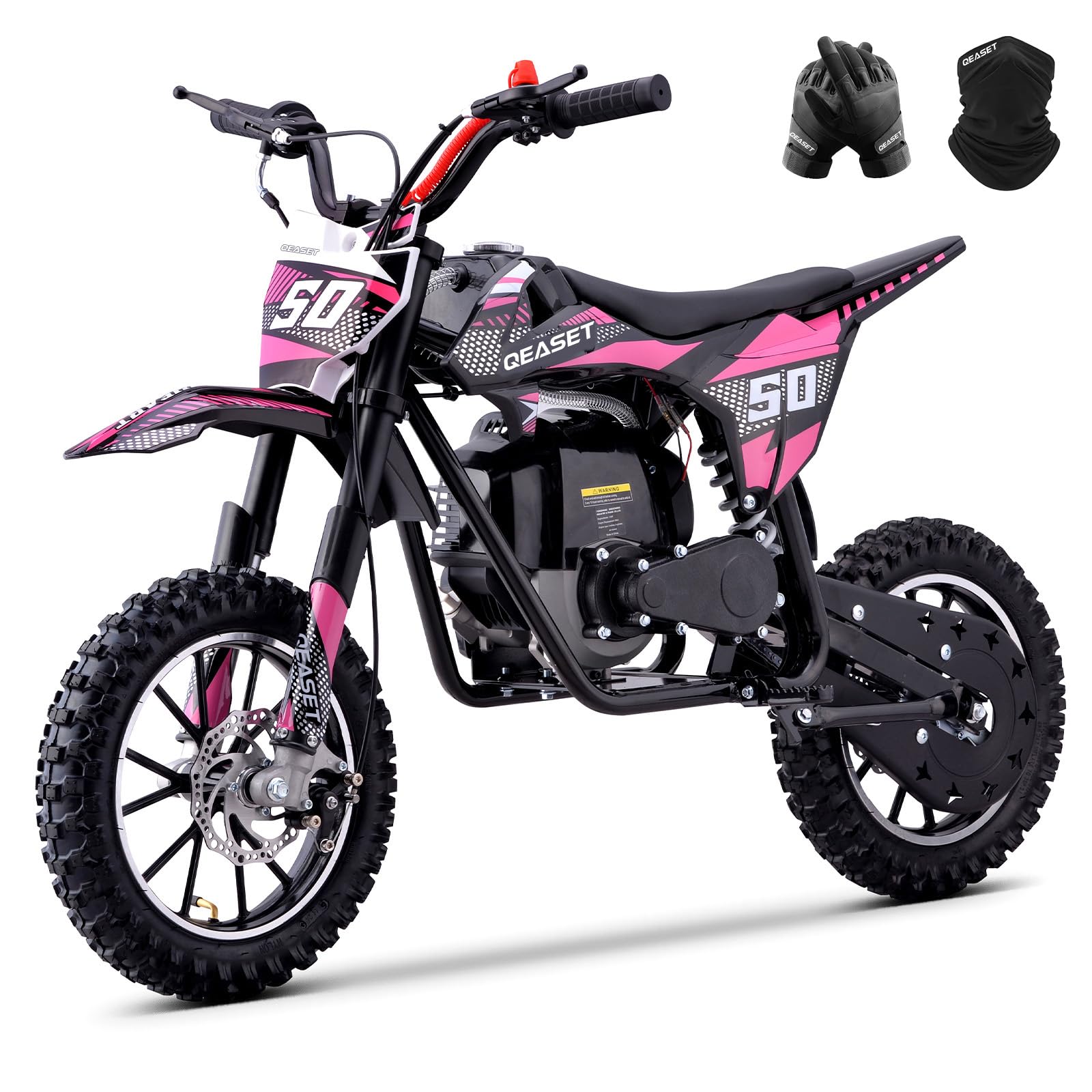 MOSTA Kids Dirt Bike, 4-Stroke Gas Power Mini Dirt Bike with Shock Absorption and Disc Brake,Off-Road Tires Motorcycle, EPA Approved, 2026 Upgraded
