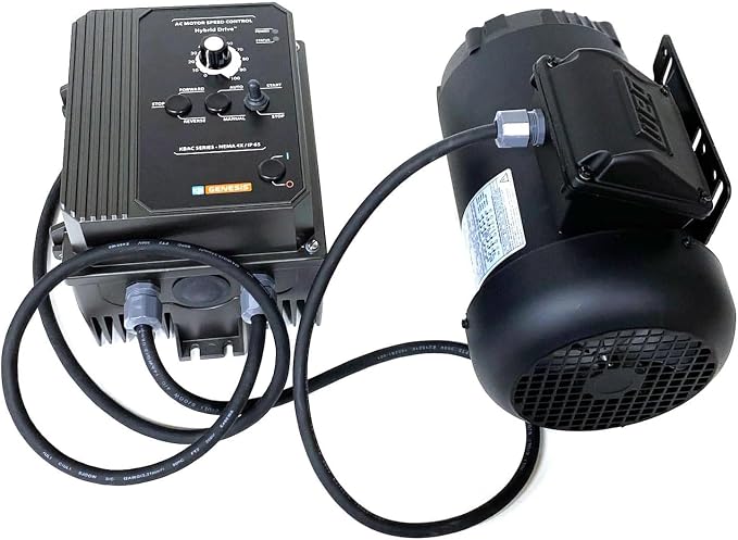 Diktator 2 HP Motor with VFD - 3450 RPM (Wired