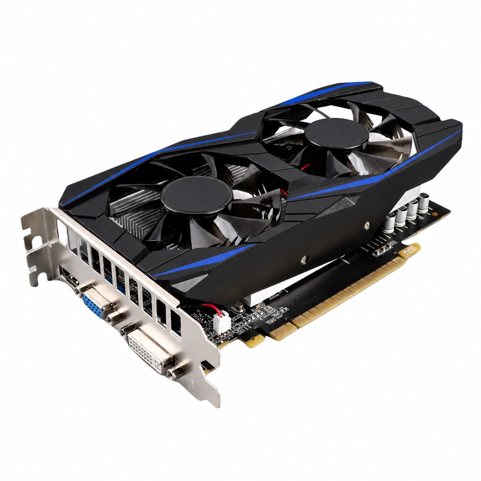 Graphics Card, 128bit 4GB DDR5 700MHz Low Noise Quiet Desktop PC Video Card, with PCI Express 2.0 Slot, for Desktop Computer-image-21