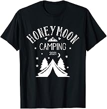 Honeymoon Camping for couples 2021 Just Married Gift T-Shirt