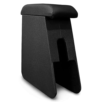Kingsway Custom Fit Wooden Console/Arm Rest for Hyundai Grand I10 (Model Year : 2017 Onwards) (Black Color)