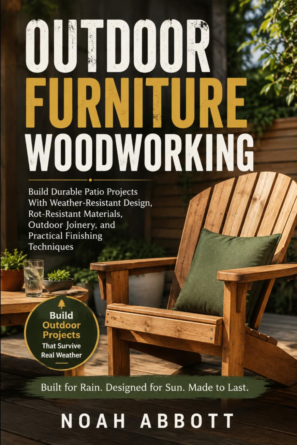 OUTDOOR FURNITURE WOODWORKING: Build Durable Patio Projects With Weather-Resistant Design, Rot-Resistant Materials, Outdoor Joinery, and Practical Finishing Techniques