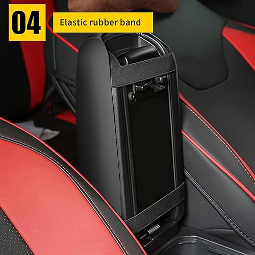 Miniatura 5 de AOMSAZTO Fundas de neopreno para reposabrazos para Hyundai Sonata 2015-2019