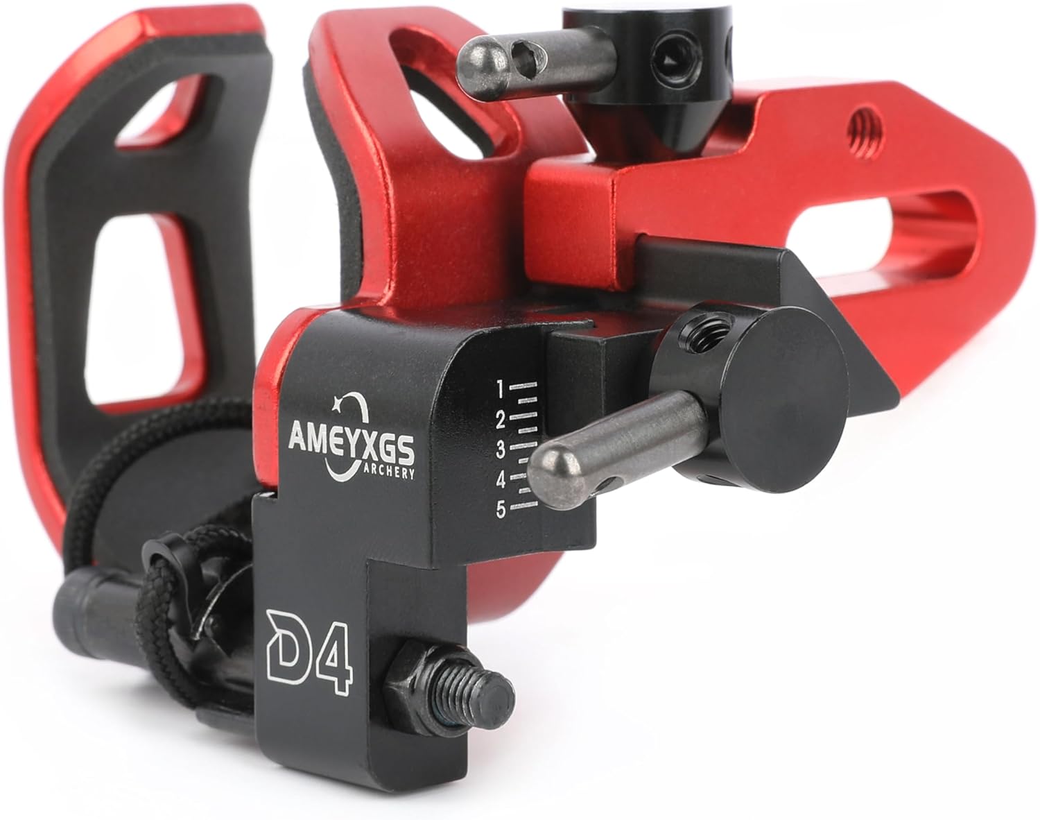AMEYXGS Archery Drop Away Arrow Rest for Compound Bow Right Hand No Spanner Required Four-Way Adjustable Quick-Adjustment Knob Full Containment Cable Activated