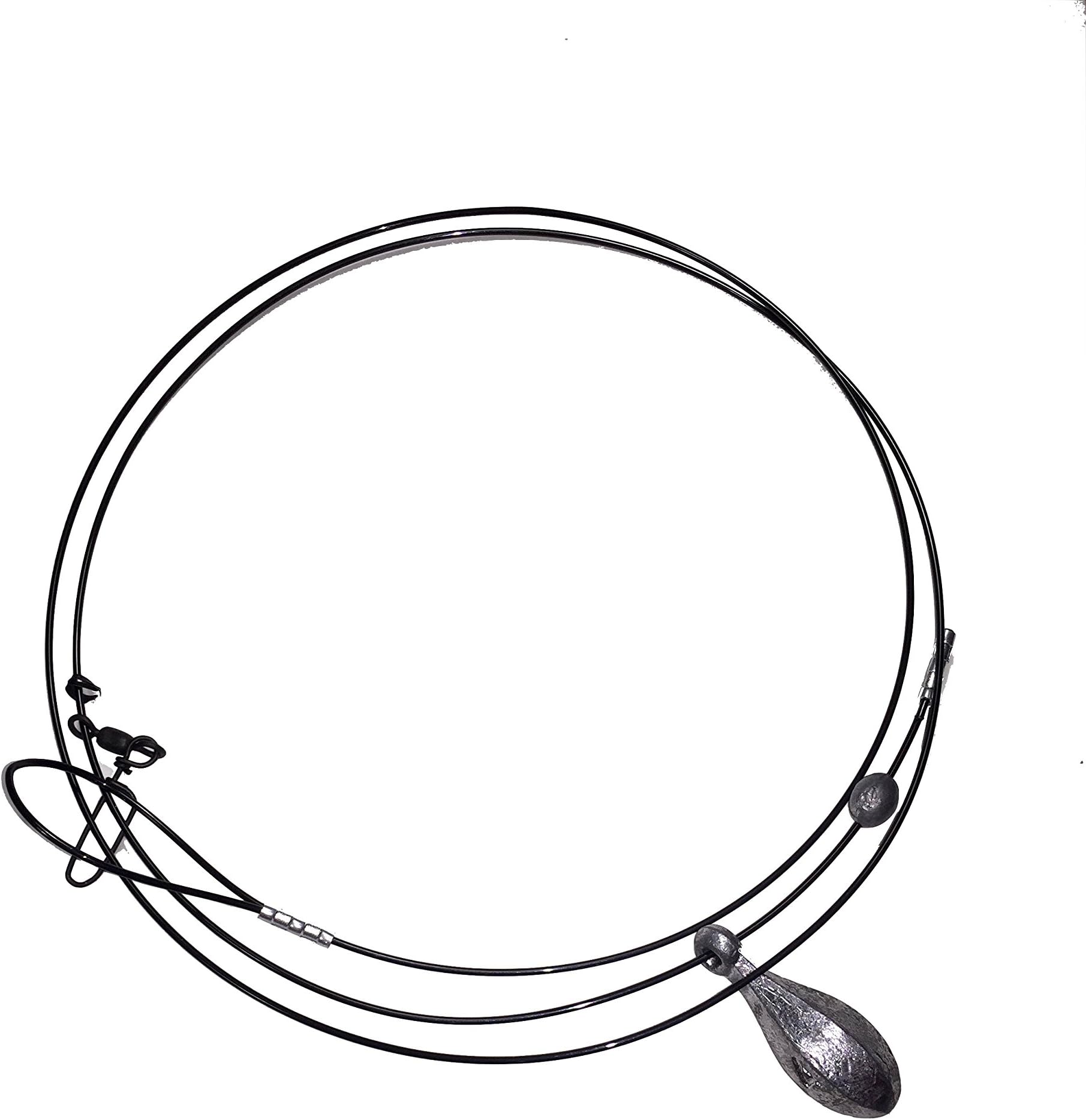 Texas Decoy Rig Ready Made Kit - 12 Pack with Bank Sinker (48 Inches, 4 oz)