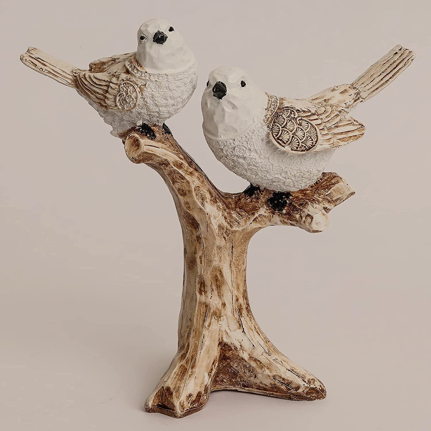 E - Ezra Decorative Bird On Tree Home & Garden Accessory Showpiece Figurines